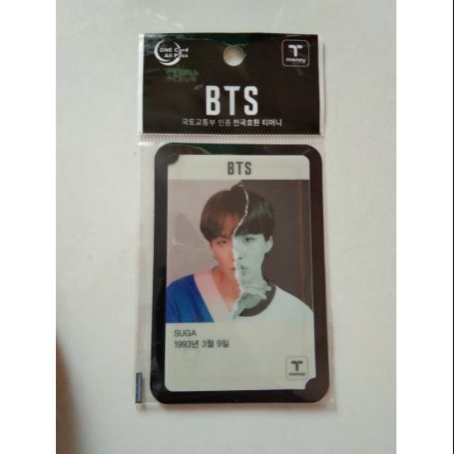 [READY STOCK] BTS Official Tmoney BTS answer Yoongi Suga
