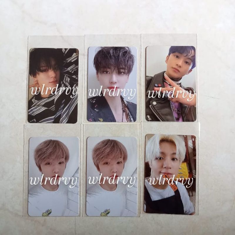 photocard pc jeno boring jaemin chilling mark crazy jisung cafe jeno cafe
