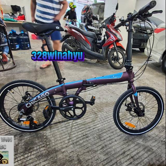 Sepeda Lipat Dahon ION Chicago 8 Sp 20 inch Limited
