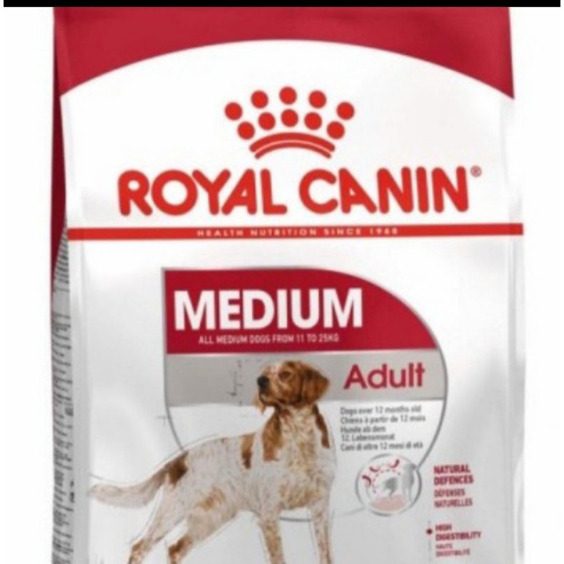 makanan anjing royal canin medium adult 10 kg Grab/Gojek