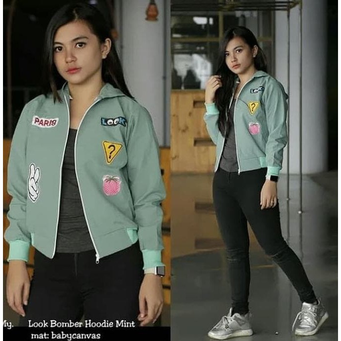 jaket hoodie bomber