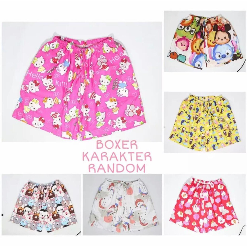 HOTPANTS KATUN WANITA MURAH CELANA KOLOR MOTIF DEWASA CELANA KARAKTER CELANA PENDEK DEWASA JUMBO