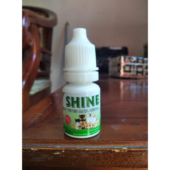 Obat Tetes Mata Kucing Anjing SHINE Obat Sakit mata Kucing Belekan Iritasi Berair