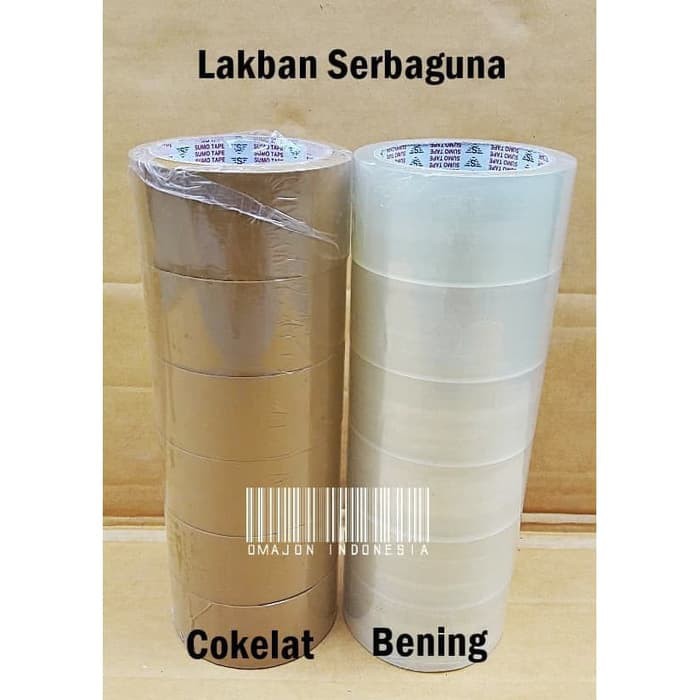 

PR0MO LAKBAN PACKING BESAR SOLASI BENING 2 INCH 72 YARD SANGAT LEKAT MURAH