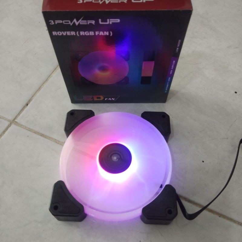 FAN CASING / POWER UP ROVER RGB Auto Fan Casing 12CM AUTO RING LED