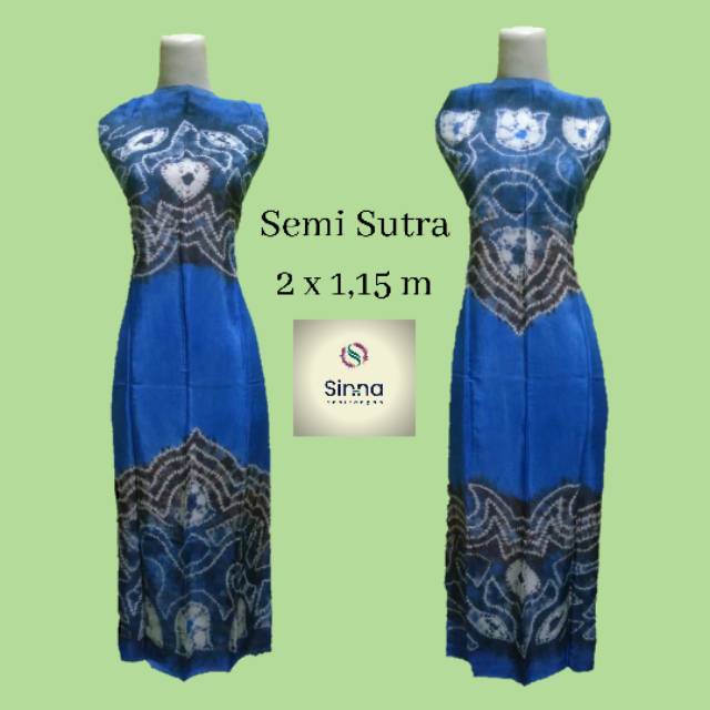 Sinnasasirangan Kain batik sasirangan semi sutra modern handmade murah