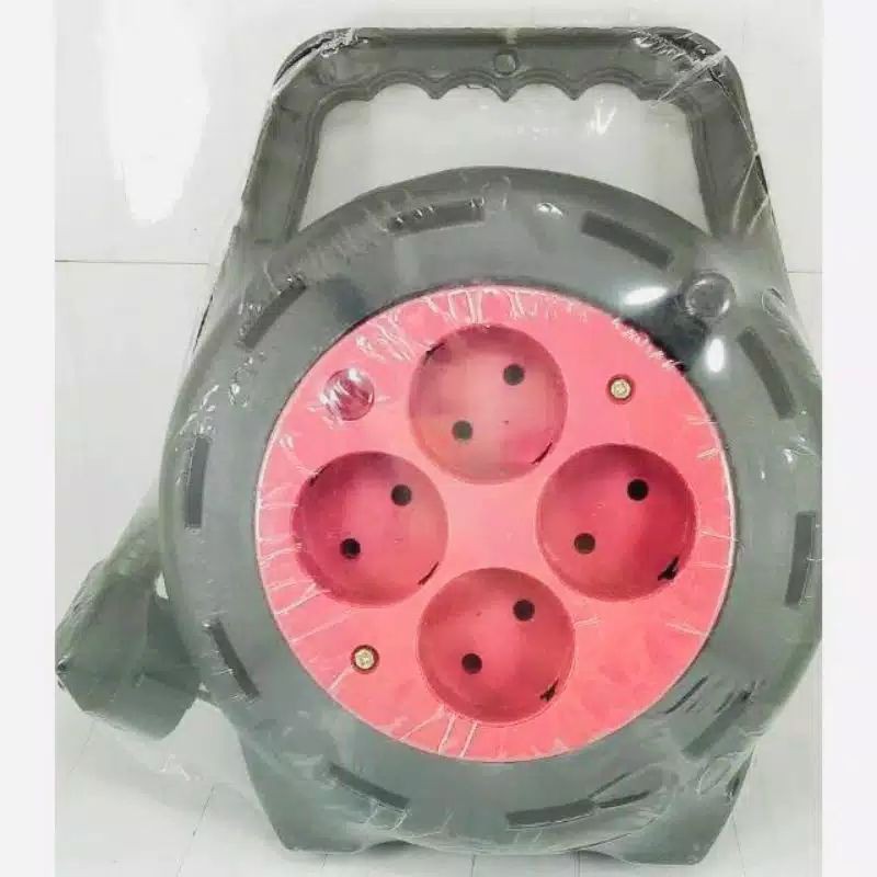 Box Kabel / Roll Kabel 4 Lubang 9 Meter SPARTA Murah