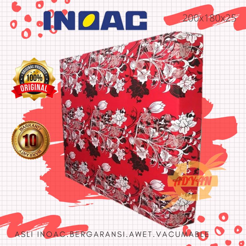 kasur busa Inoac 200x180x25 garansi 10 tahun/kasur busa murah berkualitas/inoac asli