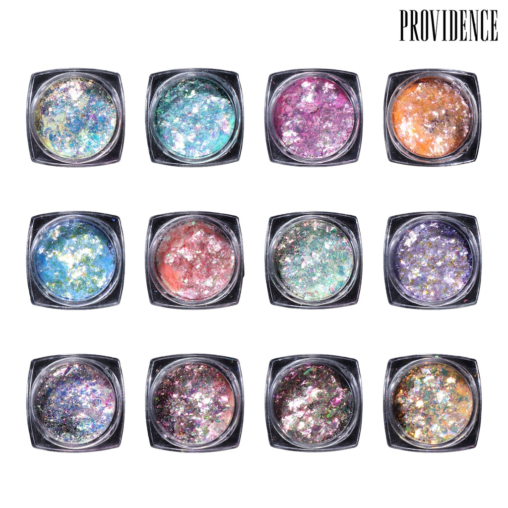 Providence 1 Botol Payet Glitter Cellophane Berkilau Untuk Dekorasi Nail Art / Manicure