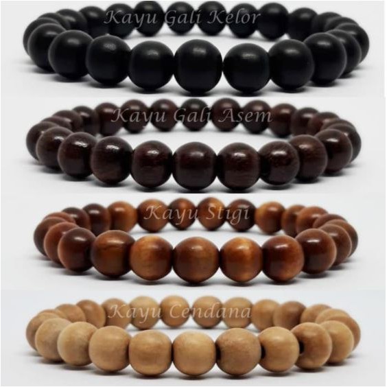 Gelang Kayu Cendana Galih Asem Kelor Stigi Original Di Jamin Asli