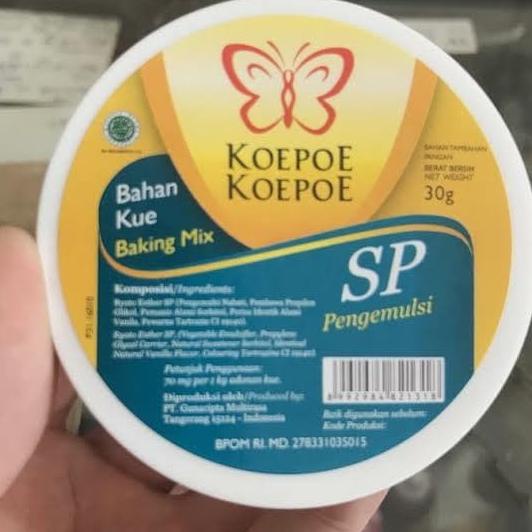 

KOEPOE KOEPOE SP / BAHAN KUE SP / PENGEMULSI / BAKING MIX 30gr