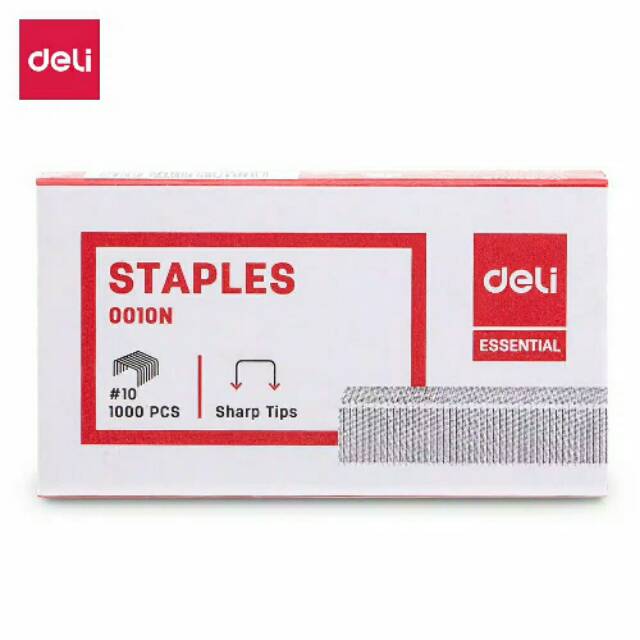 

Isi Ulang Refill Staples Merk Deli Anti karat ujung runcing untuk hasil yang maksimal