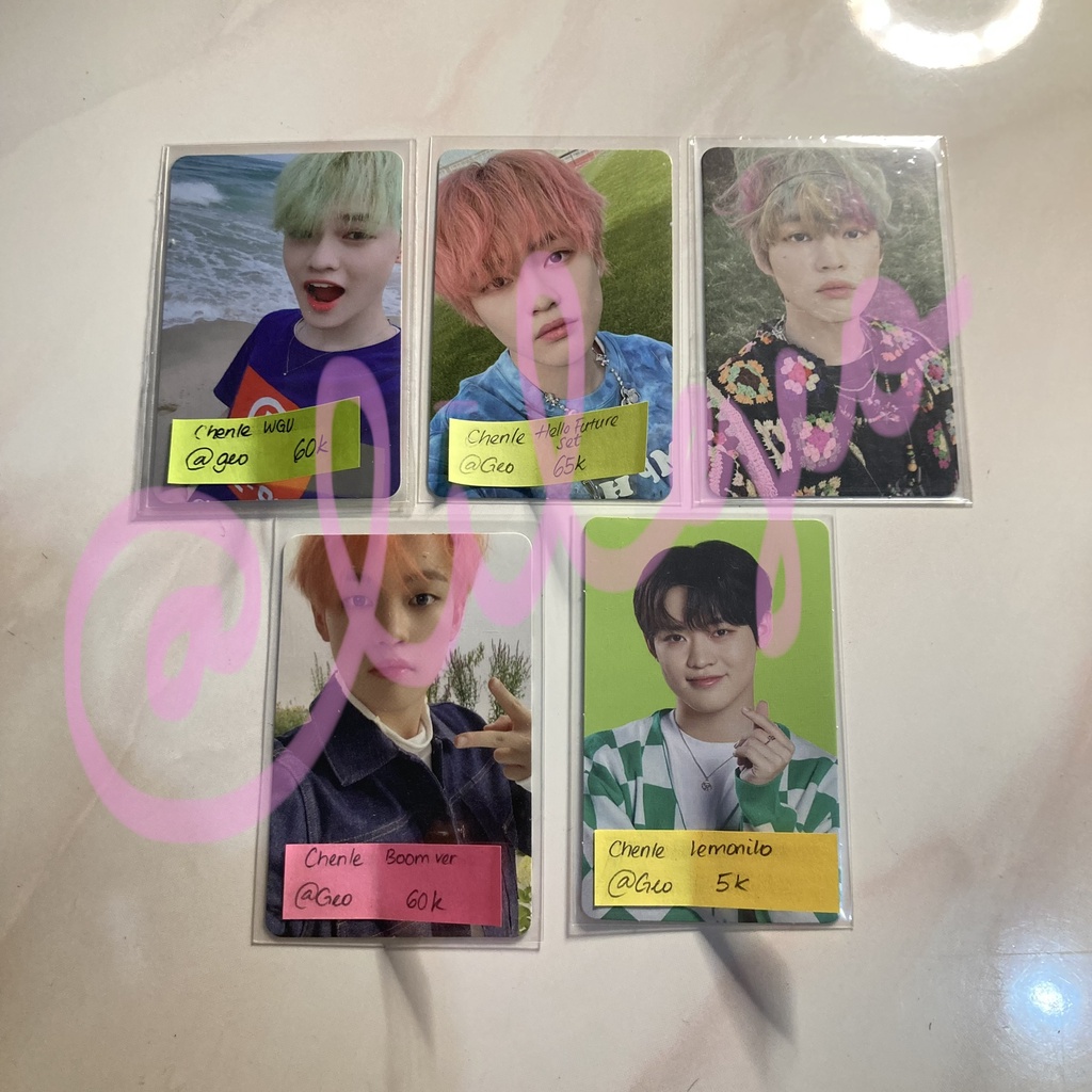 CHENLE PHOTOCARD Official (Hello Future, We Go up, We boom, Lemonilo)