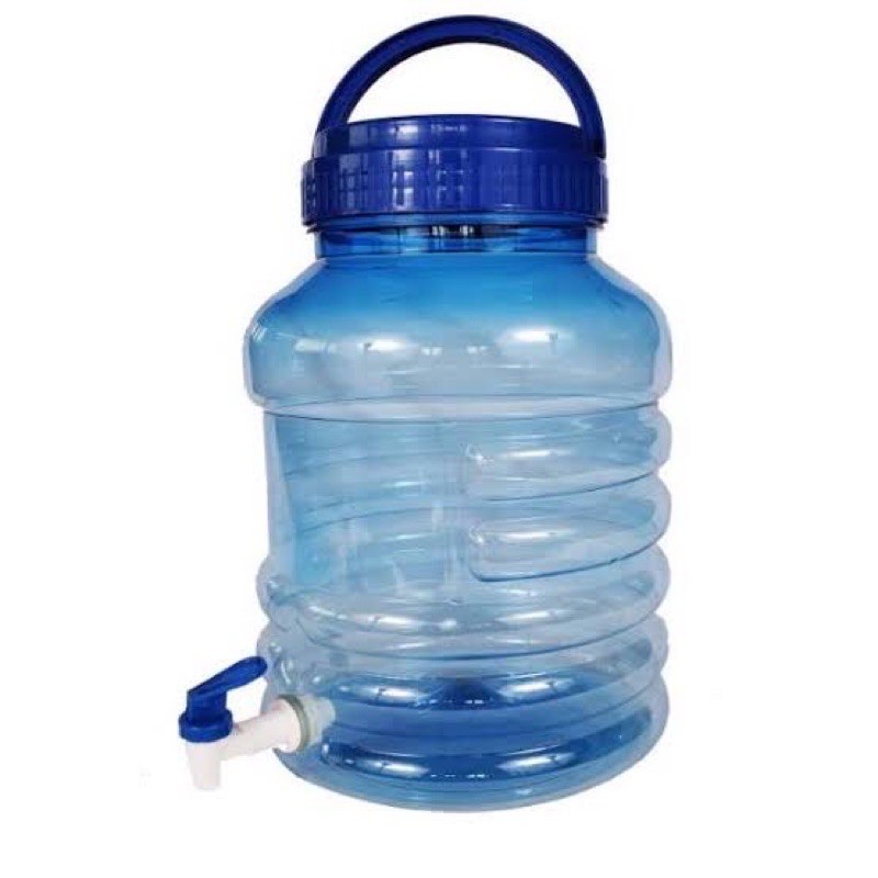 Dispenser Tempat Air Minum Cuci Tangan Galon Air Keran 8 Liter Kran Ember Aqua Plastik
