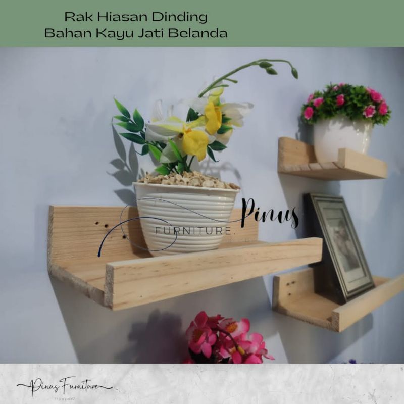 rak dinding/rak buku/rak bumbu/rak parfum dll