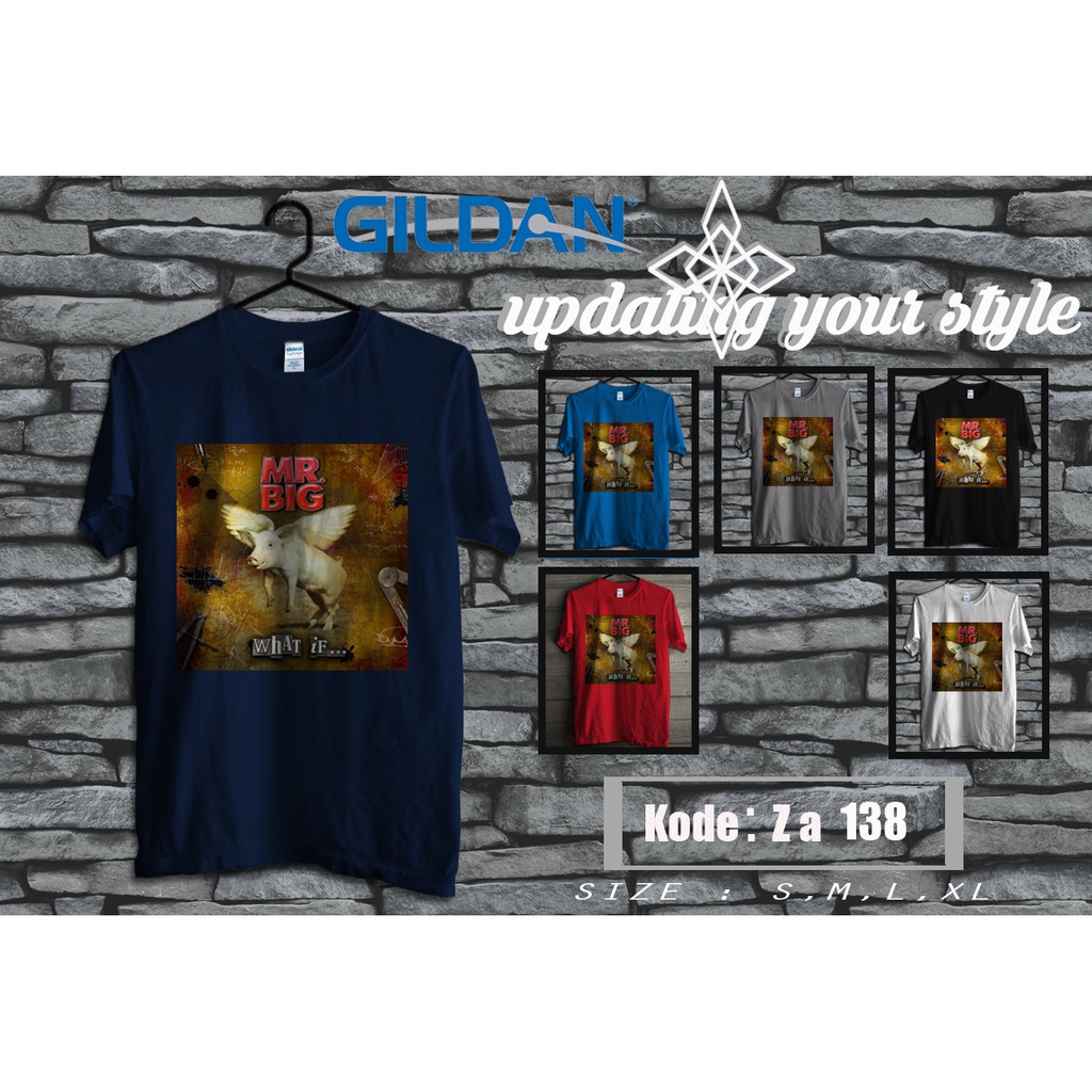 kaos mr big original gildan za138a