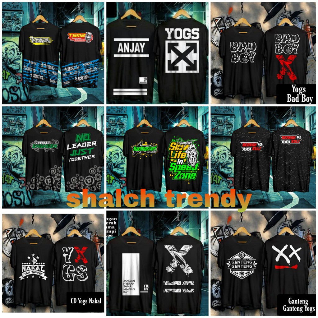 Shalch trendy / Kaos Distro Sporty Racingstar