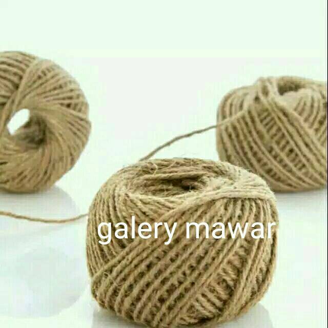 

tali pita tambahan rangkaian bunga tali rami tali ikat kado tali ikat bunga tali karung goni 3ply