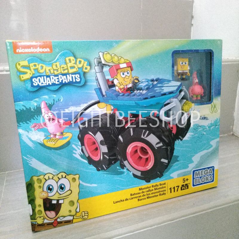 MEGA BLOKS Spongebob Squarepants - Monster Rally Boat
