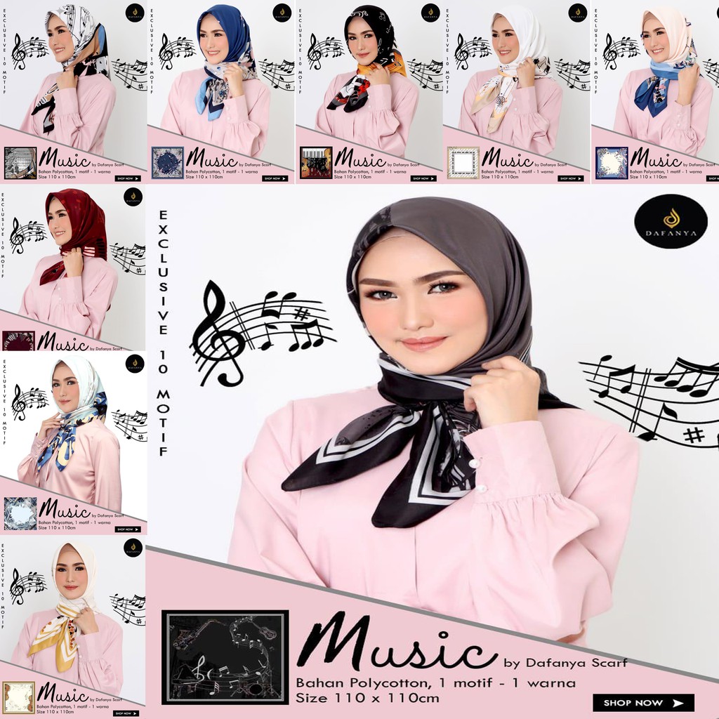 Dafanya Scraf / Jilbab Segi Empat Dafanya / Hijab Segi empat / Jilbab Murah / Jilbab Hits / Grosir