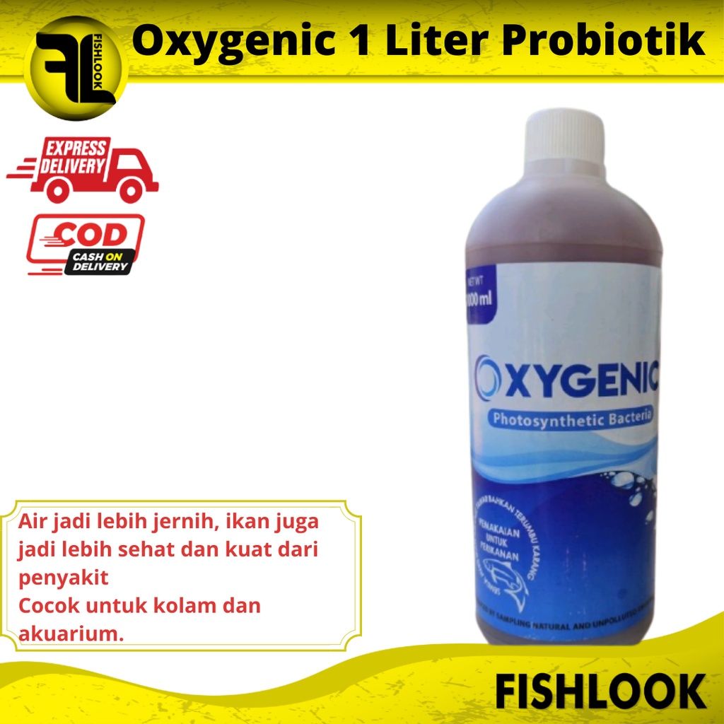 Oxygenic 1 Liter Probiotik Bakteri Starter Kolam Akuarium Aquascape