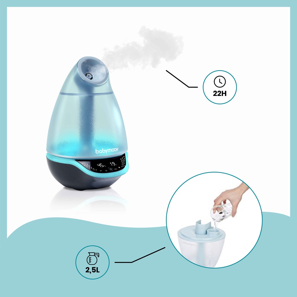 BABYMOOV - Hygro+ / Air Humidifier / Penyaring Udara / Pelembab Udara