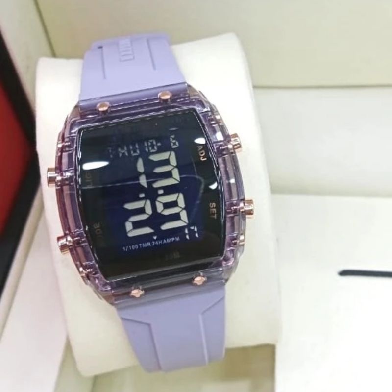 jam tangan wanita original EXPEDITION E6827MH RUBBER STRAP