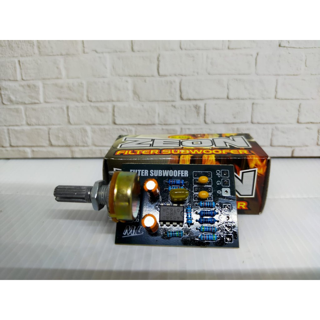 Kit Filter Subwoofer SUBWOFER ZEON JRC 4558 BERKUALITAS
