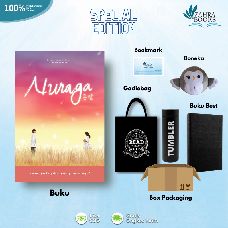 LV - NOVEL NURAGA & BUMI DAN LUKANYA ( Original ) TTD Penulis + Bonus-SPECIAL EDITION