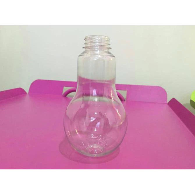 Botol Bohlam Plastik / Botol Model Bohlam Lampu