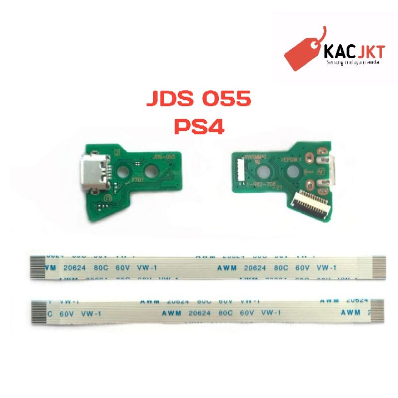 JDS 055 BOARD CHARGING STIK PS4 JDS-055 + FLEXIBLE 12 PIN