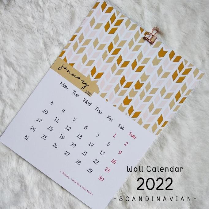 

Office & Stationery | Document Organizer | Kalender Dinding 2022 - Scandinavian | Best Seller