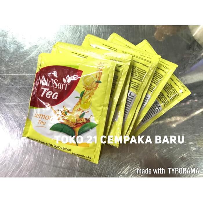 

NutriSari 1 Renceng | Rasa Teh Lemon Tea 14g @ 10 Sachet Nutri Sari