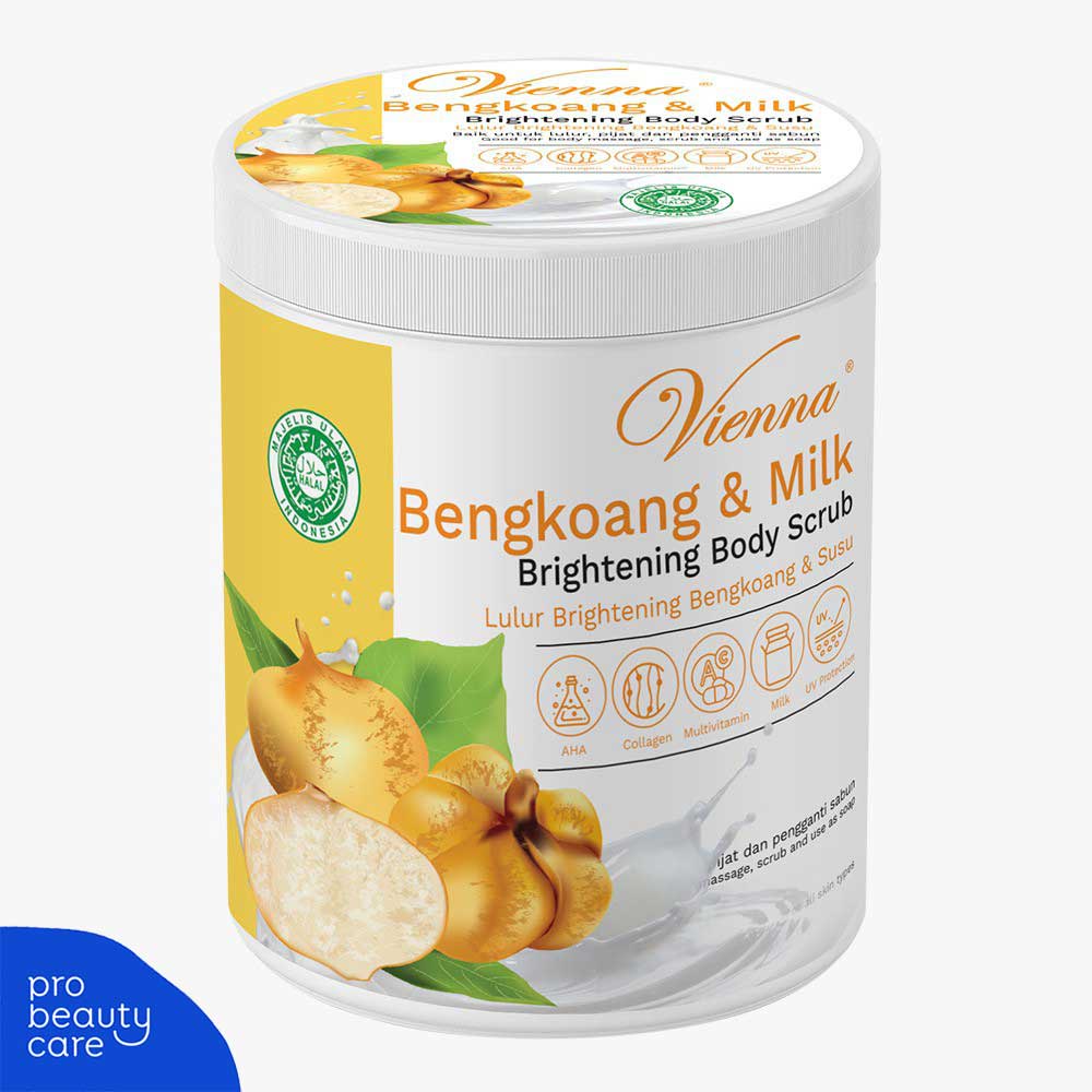 Vienna -  Body Scrub Lulur Badan Goats Milk &amp; Bengkoang (1kg)