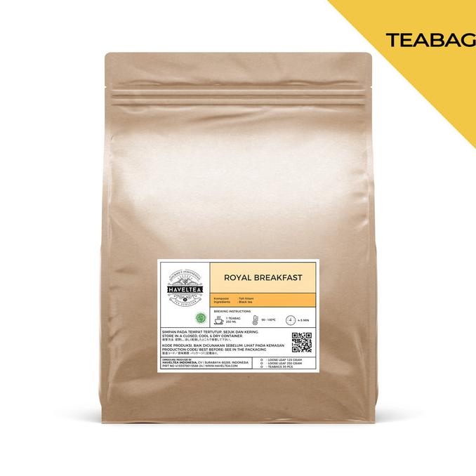 

[COD] ROYAL BREAKFAST | Pouch | Haveltea | Teh Hitam Assamica |Teh Indonesia [COD]