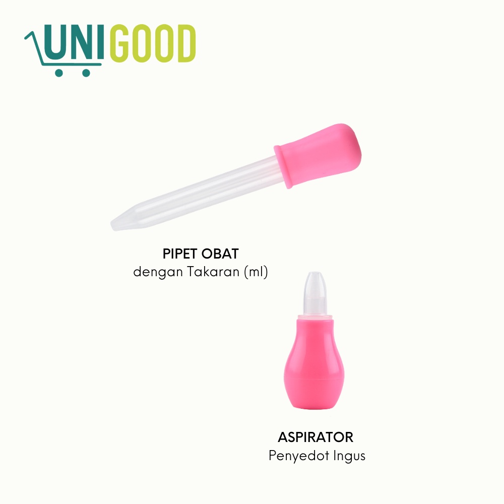 UNIGOOD - Baby Care Hair &amp; Nail Kit Set 8 in 1 Gift Set Alat Perawatan Bayi