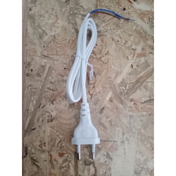 Kabel Power Listrik AC Tembaga 2x0.5mm2 2.5A 250V Panjang 110cm. SNI