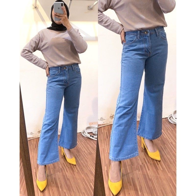 HIGHT WAIST CUTBRAY JEANS WANITA PREMIUM/CUTBRAY JEANS WANITA