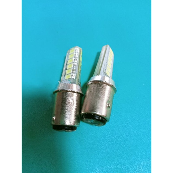 2pcs lampu stop jelly 12 mata/bohlam stop jelly 12 mata cahaya putih buat mobil 12volt