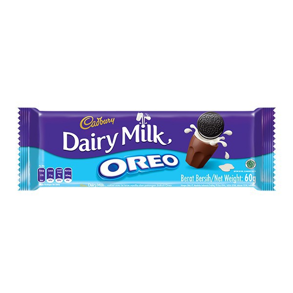 

CADBURY DAIRY MILK OREO 60GRAM