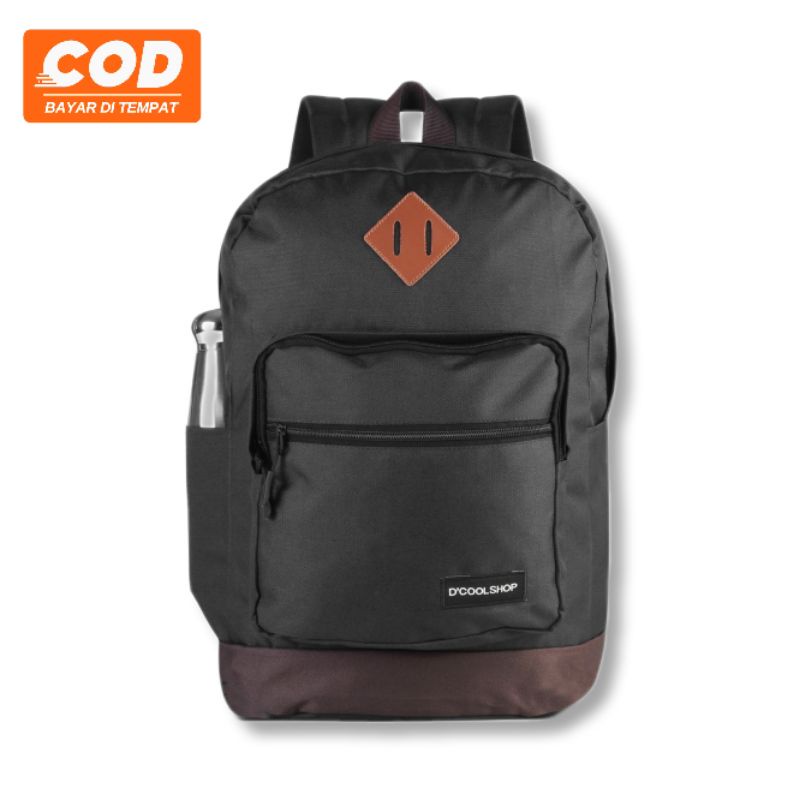 Tas Ransel Keren Bodypack Sekolah Hitam Pria Wanita