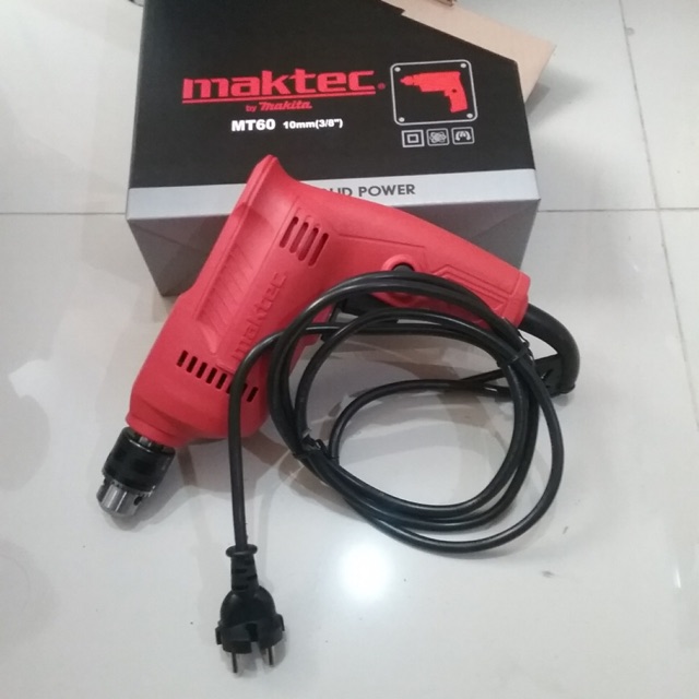 Mesin bor Maktec MT60 10mm 3/8” / Mesin bor listrik / mesin bor murah