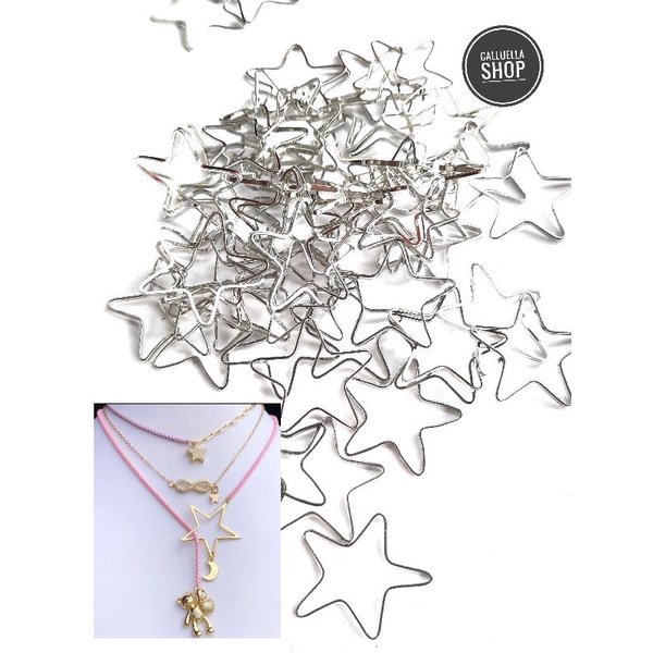 RING BINTANG NIKEL | BAHAN KERAJINAN DIY CRAFT KALUNG STRAP MASK GELANG ANTING