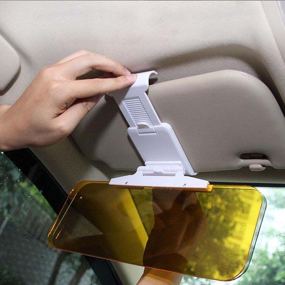 Lanfy Car Sun Visor Anti Sinar Matahari Lipat Flip Down Anti UV Day Night Vision HD Kaca Mempesona Goggle