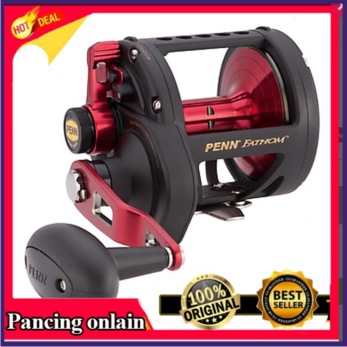 Reel pancing Reel Penn Fathom 60 LDHS - Reel Trolling Alat Pancing AP-311