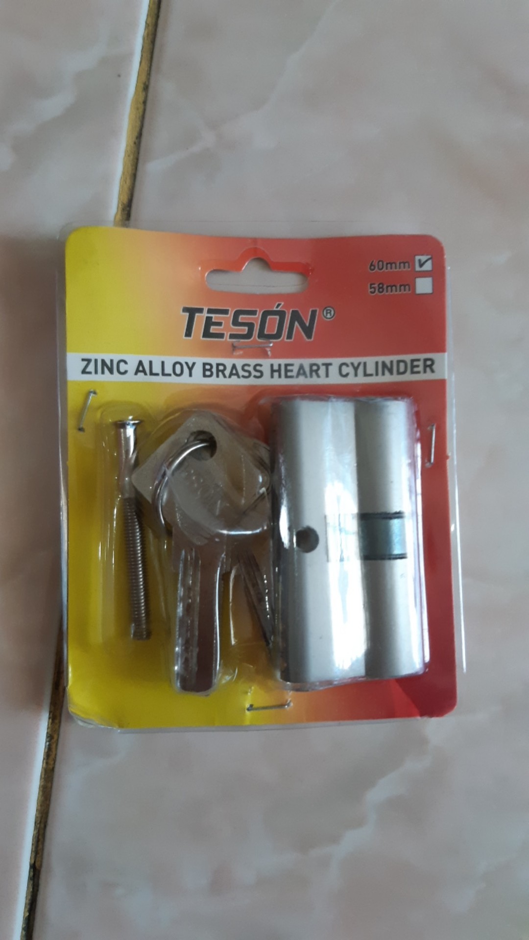 Silinder Kunci Pintu Komputer Set Kuningan - Cylinder Door Lock Computer Key