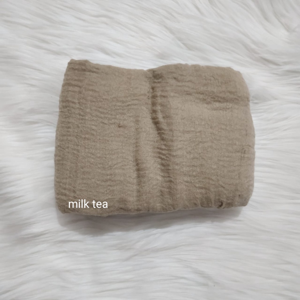 Termurah Pashmina Crinkle Azara / Pashmina Crinkle / Crinkle Azara-Milk tea