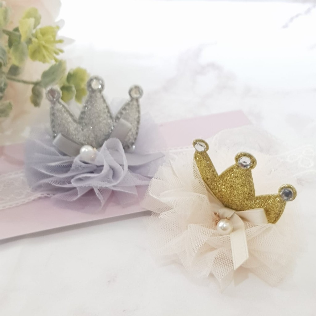 (pimenova) Baby Hair Accessories crown Bow Newborn Baby Girl Headbands Cute Bowknot