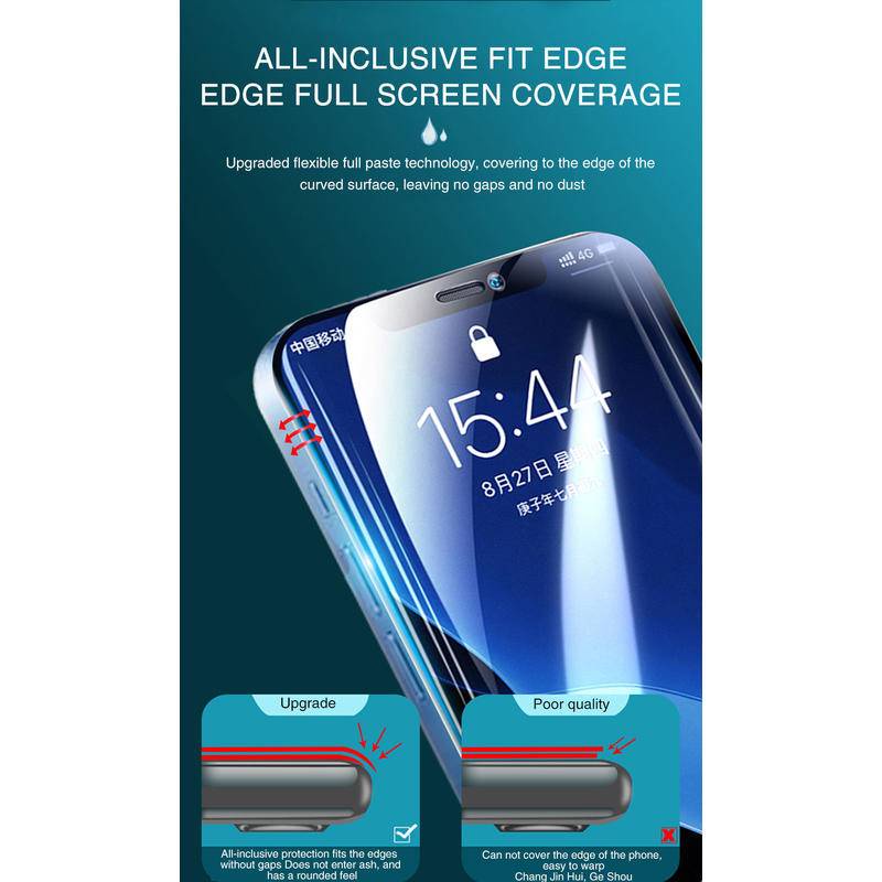 Film Hydrogel Pelindung Layar Depan Belakang Untuk iPhone 13 12 11 Pro Max Mini X XR XS Max 7 8 6 6s Plus SE 2020 2022