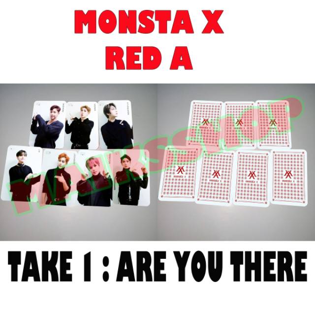 Monsta X Take 1 Are You There Photocard Kpop